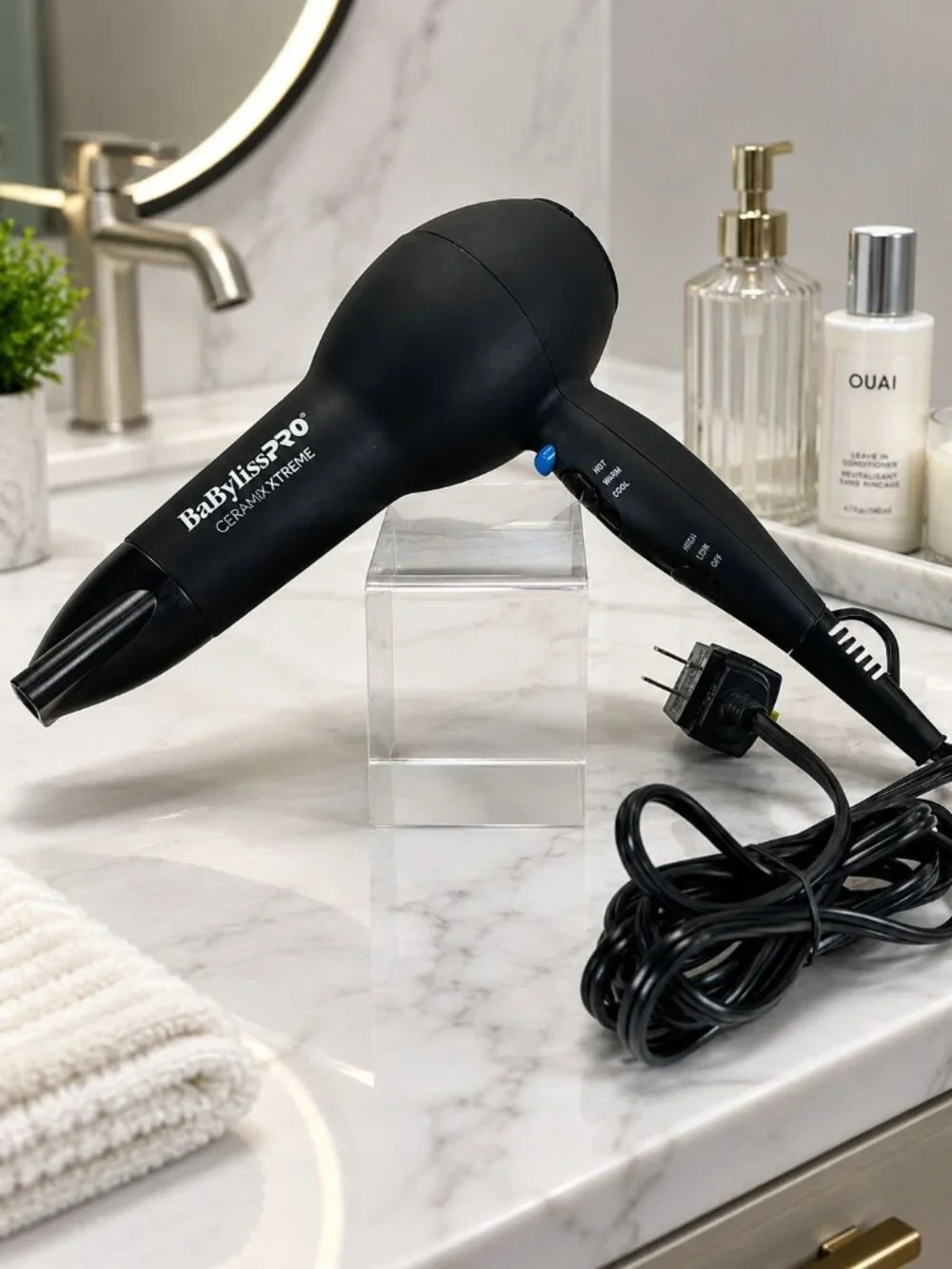 BabylissPro Ceramix Xtreme Hair Dryer BAB2000 Black 2000 w Adjustable Settings